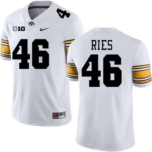 Preston Ries Iowa Jersey,University Of Iowa Hawkeyes Fotoball Uniforms,Jersey,Gears-White